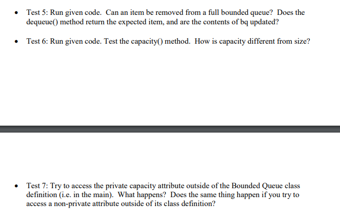 - Queue efficiencies # # Author of supporting code: CMPUT 175 Team