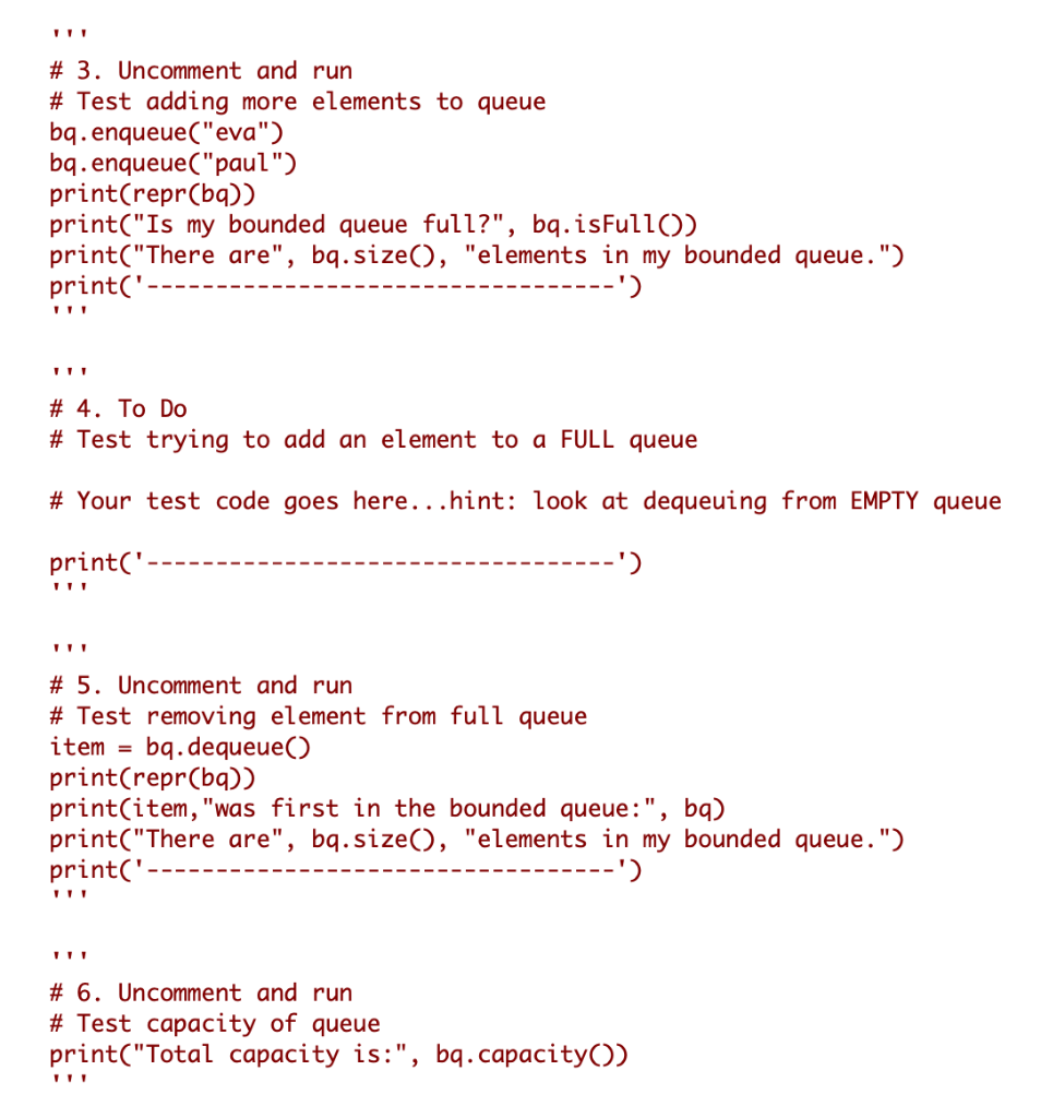 the experiment bqueues = [] cqueues = [] for q in queues_sizes: