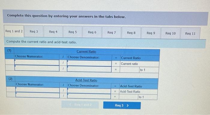 sales were on credit, selected balance sheet amounts at December 31 of