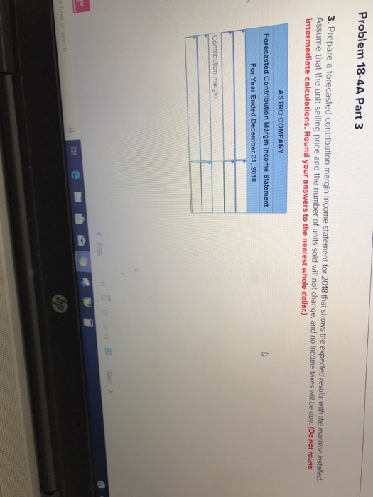 incurred a $46.568 loss (ignoring taxes) for the current year as shown