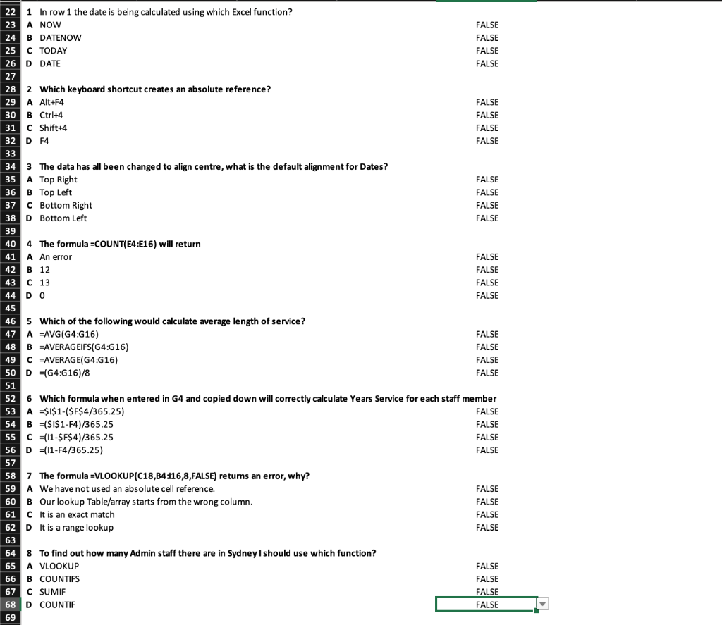 F G H I J 1 Head Office Staff Date: 15/04/2021 2