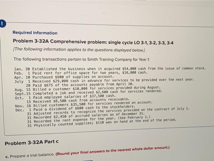  ! Required information Problem 3-32A Comprehensive problem: single cycle LO 3-1,