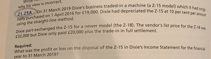 each year if (a) the reducing balance method at a rate of