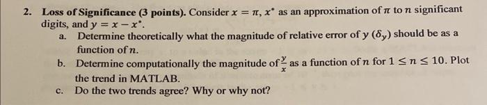 This numerical methods problem requires MATLAB. Please type out code. Thank