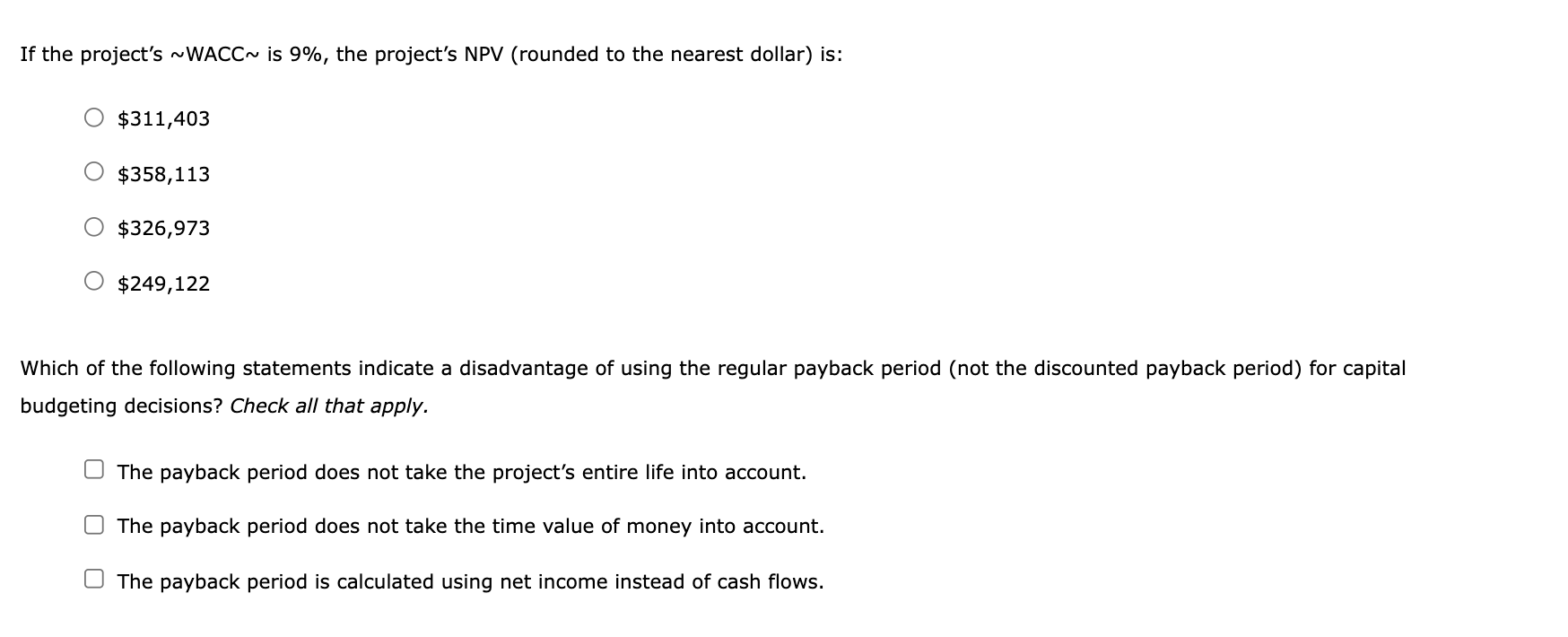 period provide? A project's payback period (PB) indicates the number of years