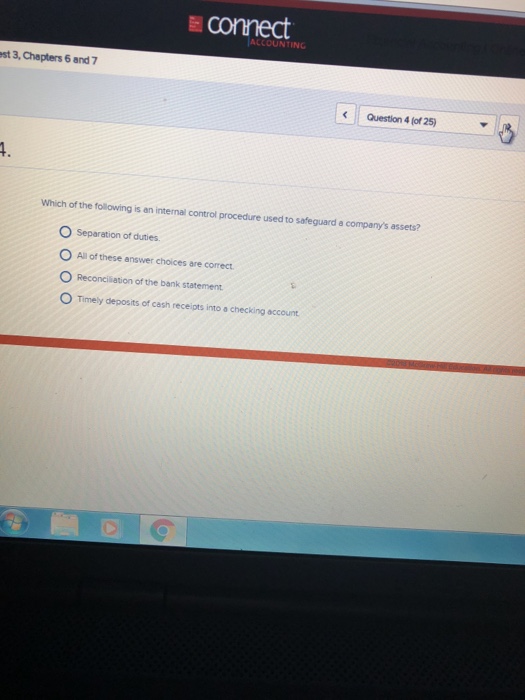  Econnect ACCOUNTING st 3, Chapters 6 and 7 Question 4 (of