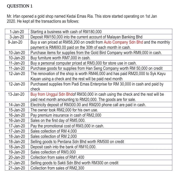  Please answer the question Transfer the journal entry to the relevant