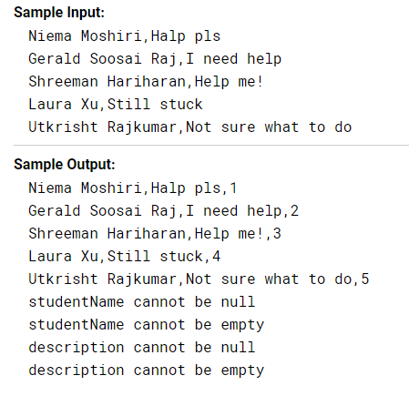 ANSWER ALL PARTS IN JAVA PLEASE In the previous challenge, you wrote