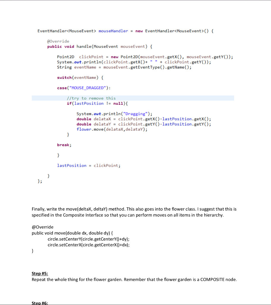 vegetables and flowers. You will be able to move flower beds around