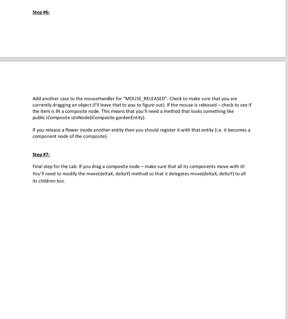 by dragging them Description: In this lab we are going to practice