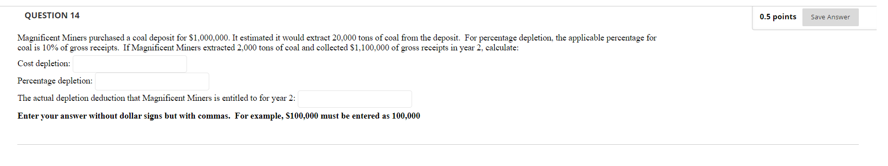 2016, sold in Q3 2019, and was being depreciated under the half-year