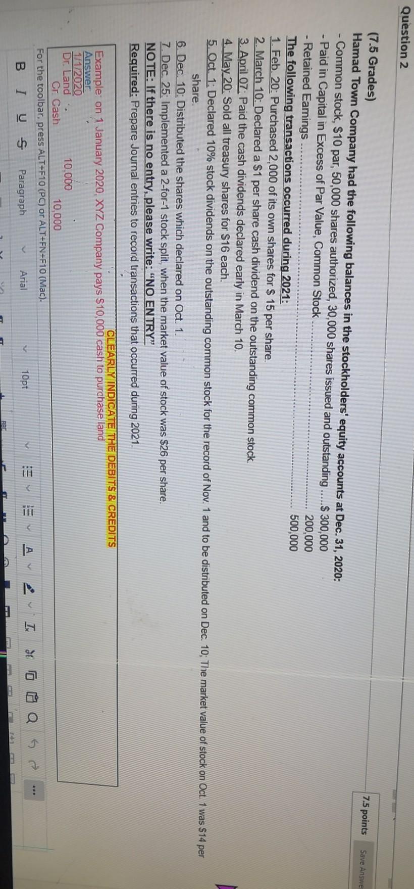 Old MathJax webview Q2 This is all question Question 2 (7.5 Grades)
