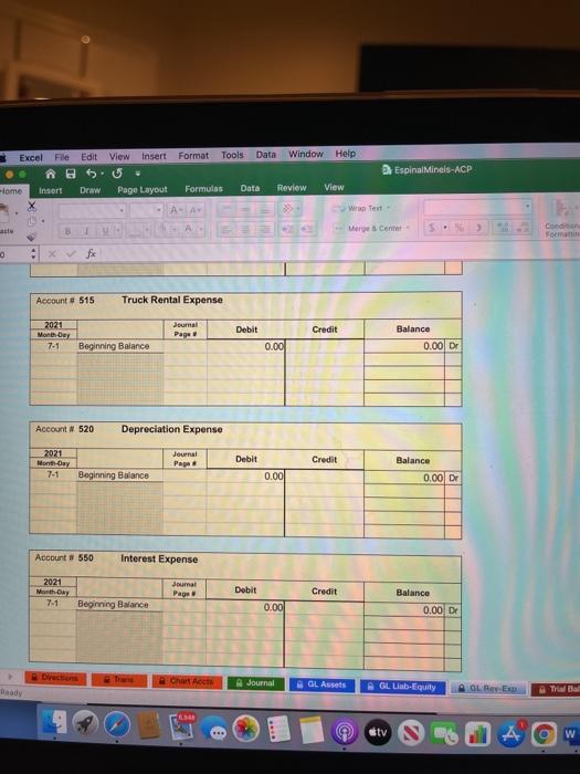 truck rental. July 3 Invoice a new customer $4,800.00 for a completed