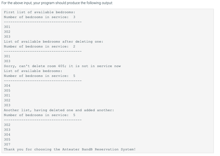 that are available. This stage implements four commands, as described below. On