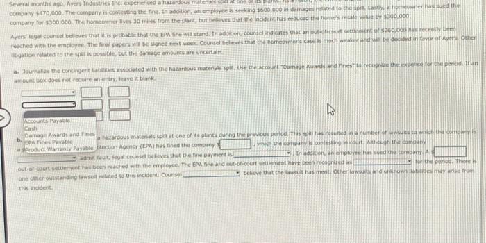 NOT revenue Mugation telated to the spili as possible, but the demage