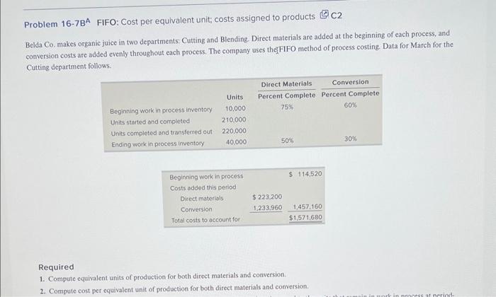 Questions 1 & 2 use WEIGHTED AVERAGE METHOD instead of FIFO Problem