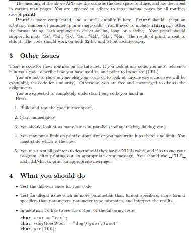 C has so few built-in capabilities that the first job is to