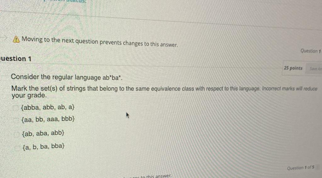  Aoving to the next question prevents changes to this answer. estion
