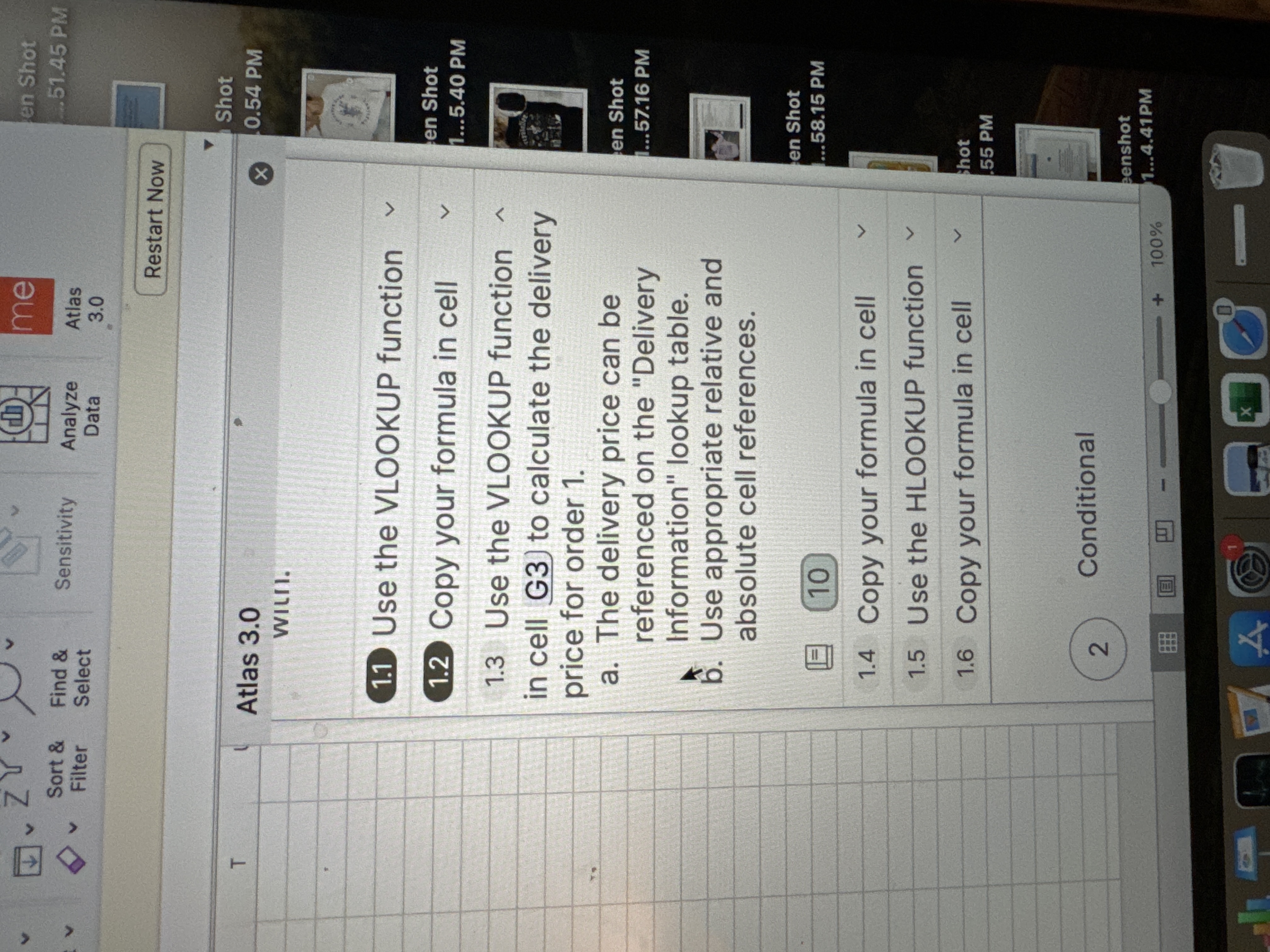  1.1 Use the VLOOKUP function 1.2 Copy your formula in cell