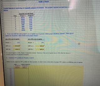 I just need to enter a data table for problem B