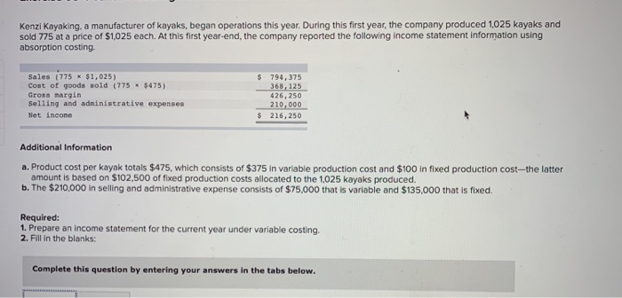 35 per unit 55 per unit Manufacturing costs Direct materials Direct labor