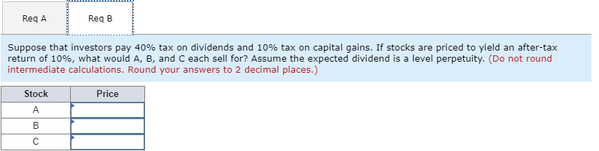 and capital gains in the following way: Expected Dividend Expected Capital Gain