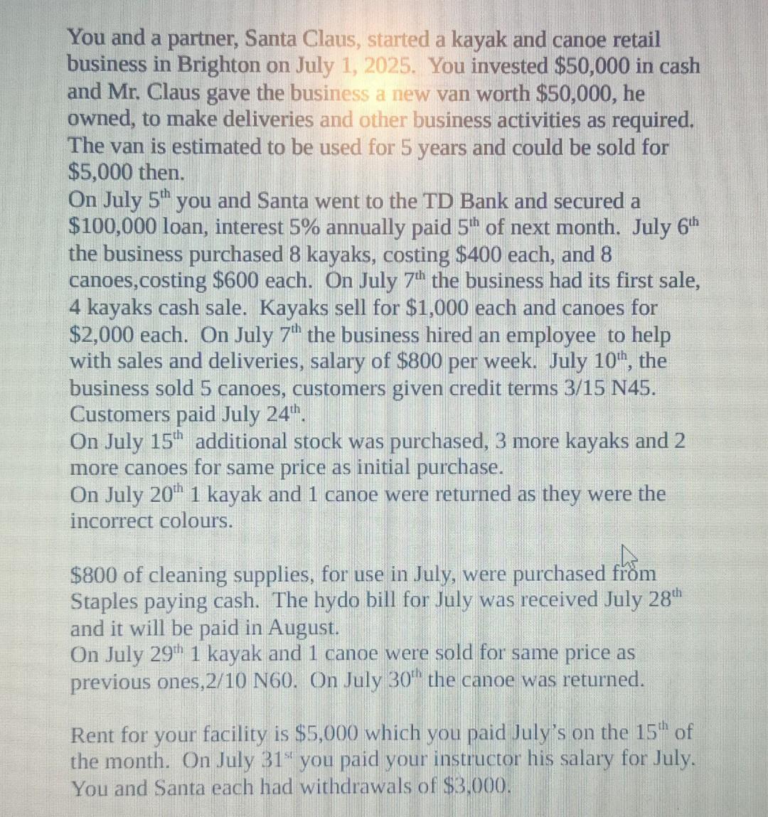 With GAAP method. Prepare Journal entries. please do this correctly. You