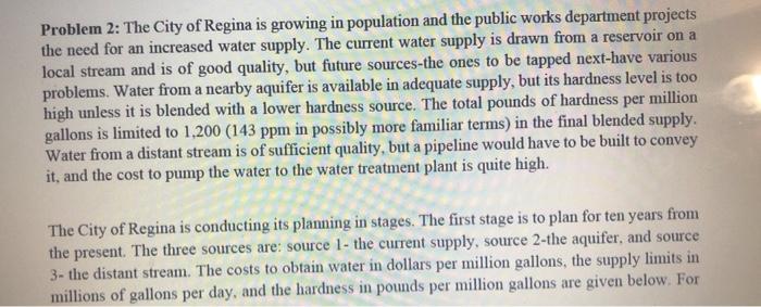  use step by step procedure using excel sheet Problem 2: The