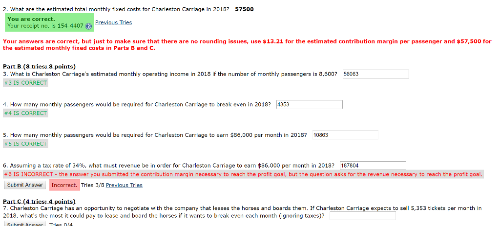 In Part A, you are asked to determine the parameters of the