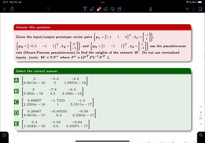 shown in the figure. Use row-major order to scan the patterns and