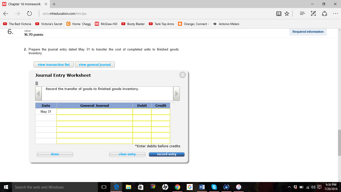 CORRECT TEXT OPTIONS!!! FOR PART ONE, under "total costs to account for"