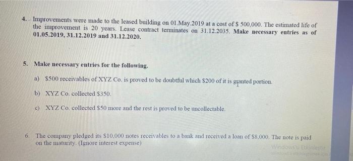 for collection. The note is not paid on maturify. Bank protested the