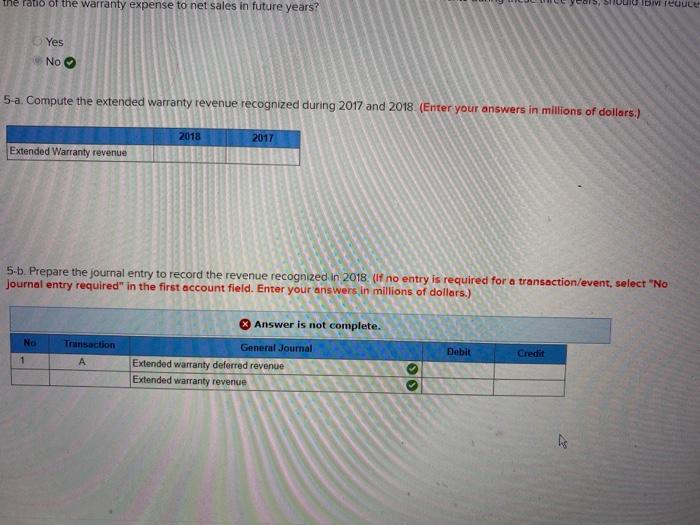 information technology services in recent years, IBM provides standard warranties and extended