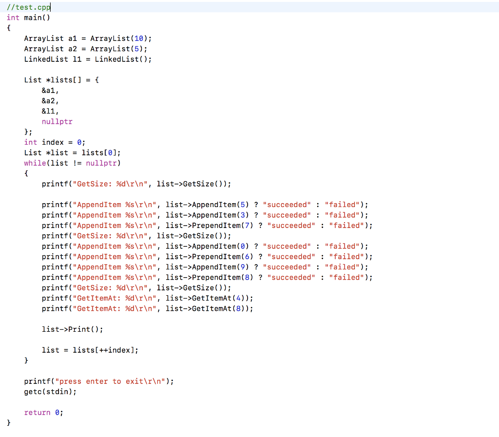 By "static array", it didn't mean a static class member, it meant