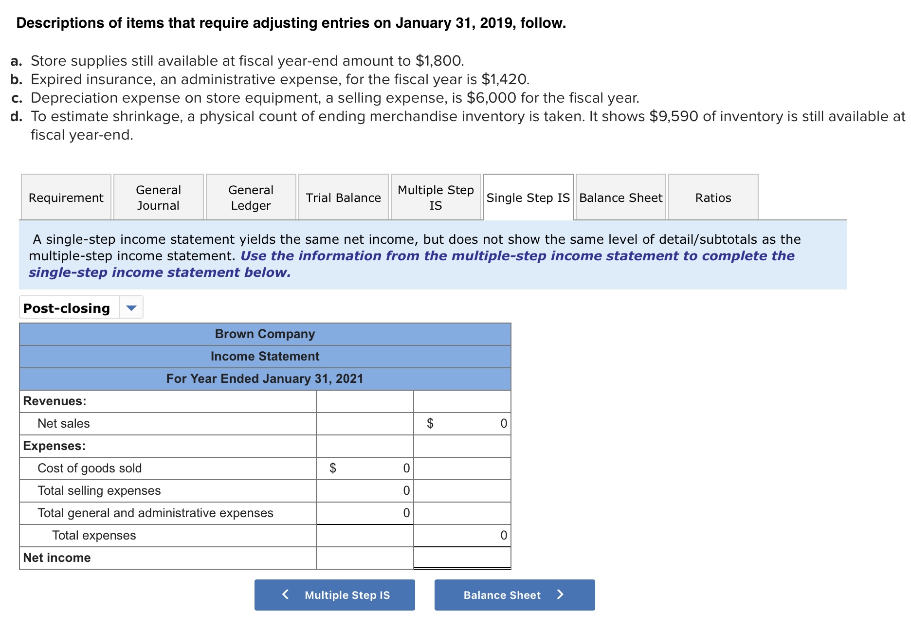 \hline A 3 & January 31 & 6,000 & & 6,000 \\