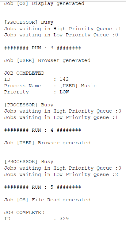 description of various types :param priority: 0 for low and 1 for