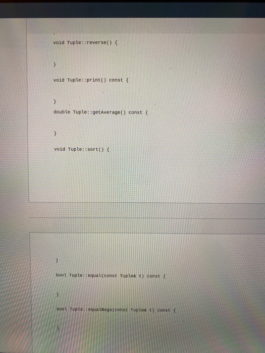 TESTSET BEGIN TESTSORT {8,7,6,5,4,3,2,1) {1,2,3,4,5,6,7,8) (100,2,3,4,5,6,7,8) [2,3,4,5,6,7,8,100) END TESTSORT BEGIN TESTREVERSE {50,51,52,53,54,55,56,57)