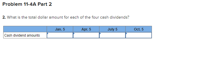 Required information Problem 11-4A Analyzing changes in stockholders' equity accounts LO C3,