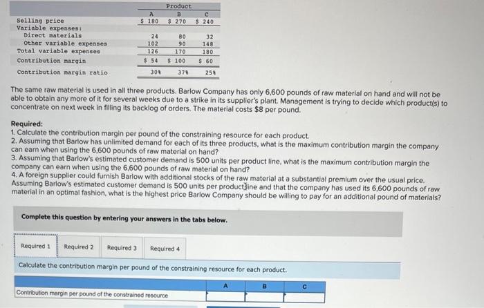  A $ 180 Product B $ 270 $ 240 32 Selling