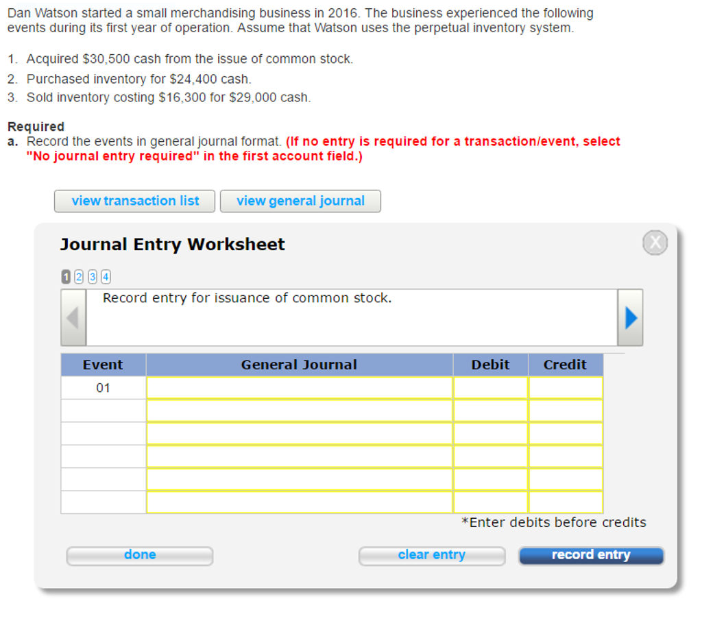 Dan Watson started a small merchandising business in 2016. The business