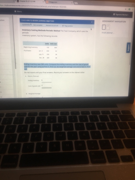  Chapter& LO 1-2 HOW E Menu eTayone Morton CLICK HERE TO