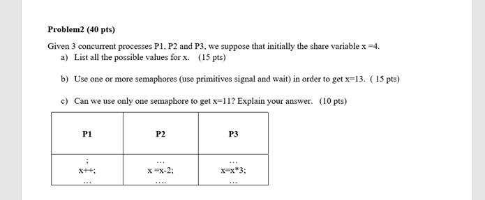 course operating system please help me solve the qeustion her not at