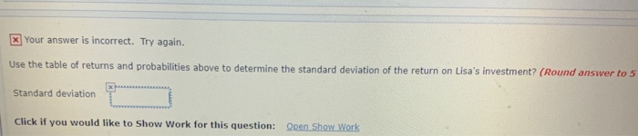 a company's stock and is aware that the return on that investment