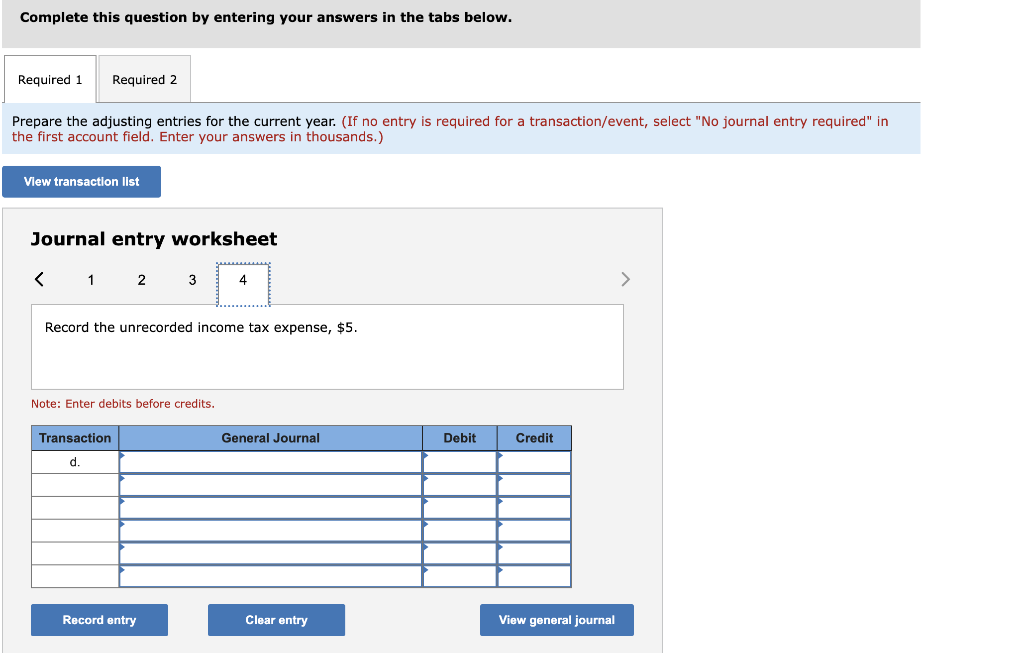 trial balance at the end of its first year of operations ending
