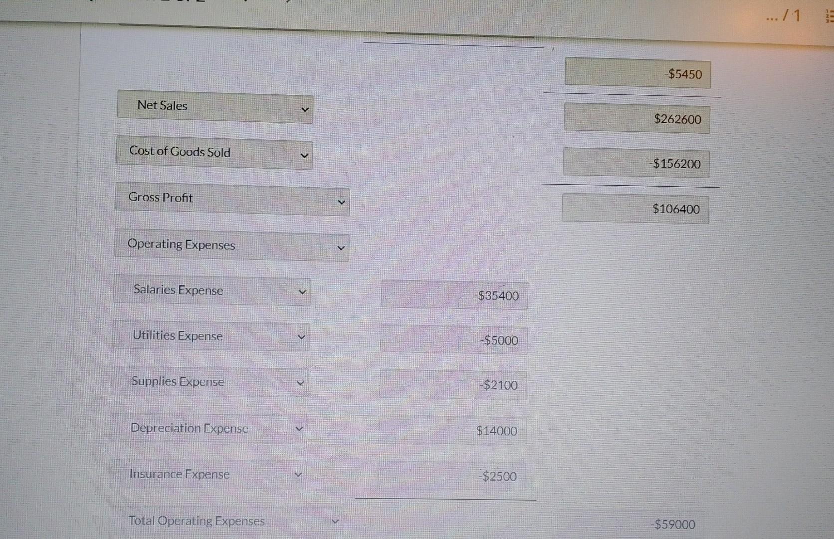 $700 of supplies on hand on December 31,2024. 2. The one-year insurance
