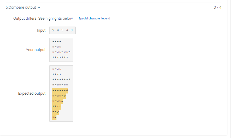 for grading before starting the next step. Only a portion of tests
