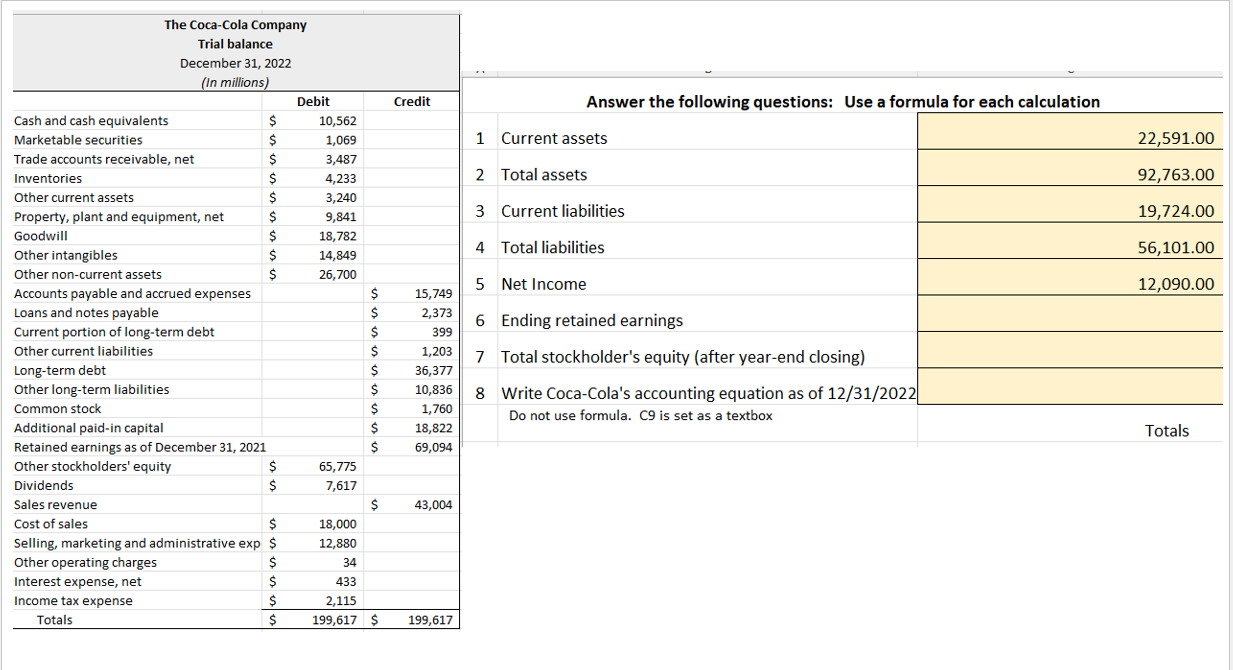 Can you verify the current assets, total assets, current liabilities, total