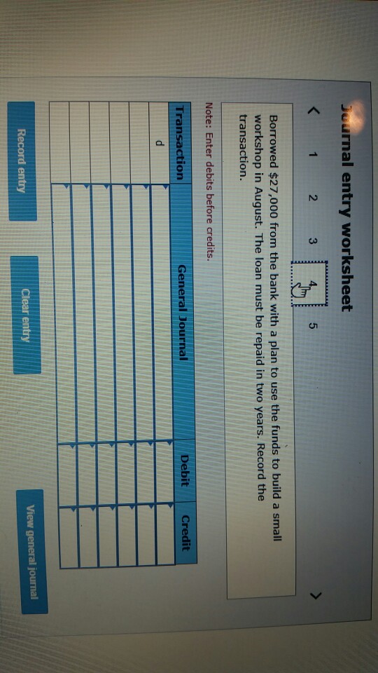 common stock b. Bought an unused field from a local farmer by