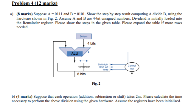 In MIPS Assembly Problem 4 (12 marks a) (8 marks) Suppose A