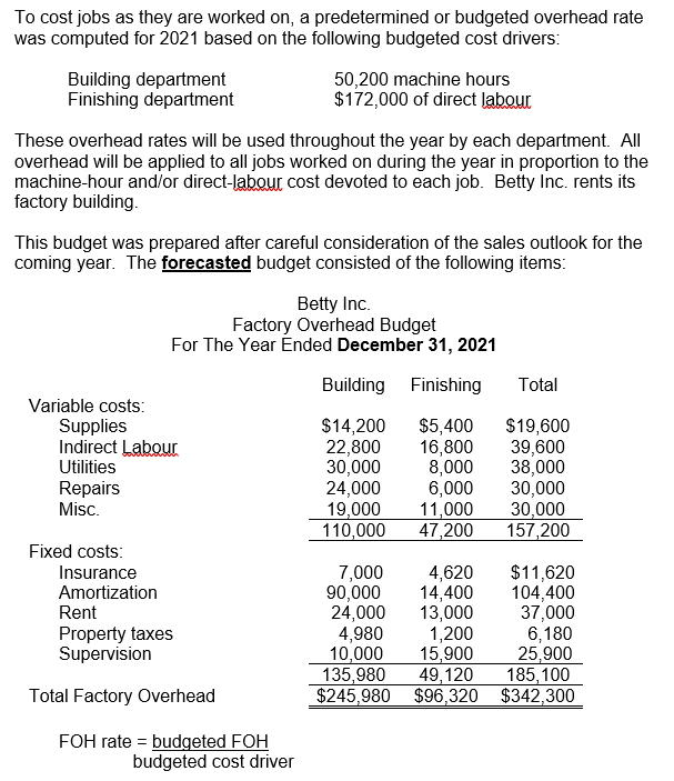 hours worked. (A direct laborer operates more than one machine simultaneously, so